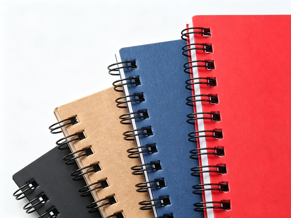 Custom Wire‑O Notebook With Sticky Notes