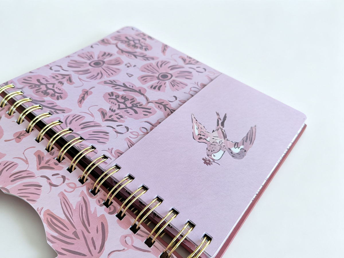 Custom Hollow Out Wire‑O Notebook