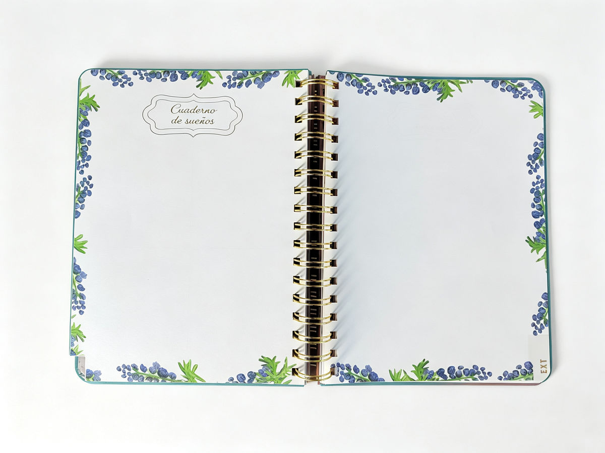 Custom Hollow Out Wire‑O Notebook