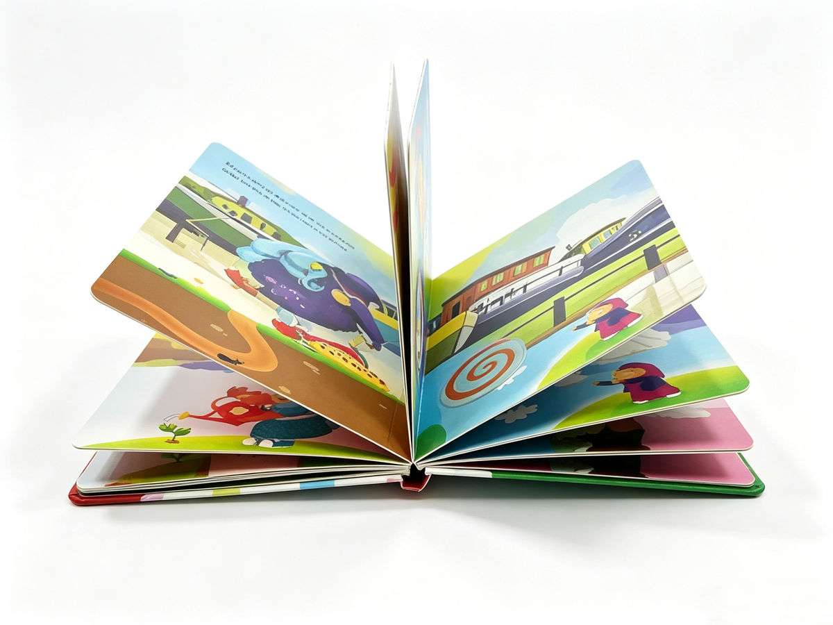 Custom Fold‑Out Board Book, Kids Educational Pop‑Up Book