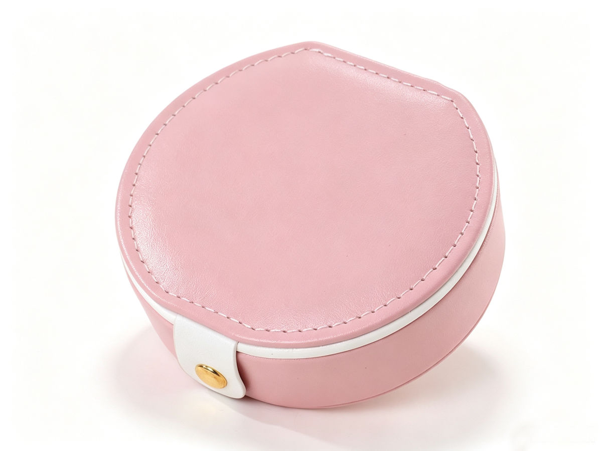 Custom Macaron‑Shape Leather Jewelry Box